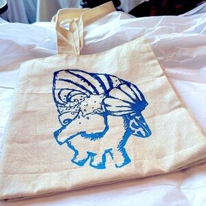 Wings Hawaii - For Real Life Mermaids - cotton shoulder bag.